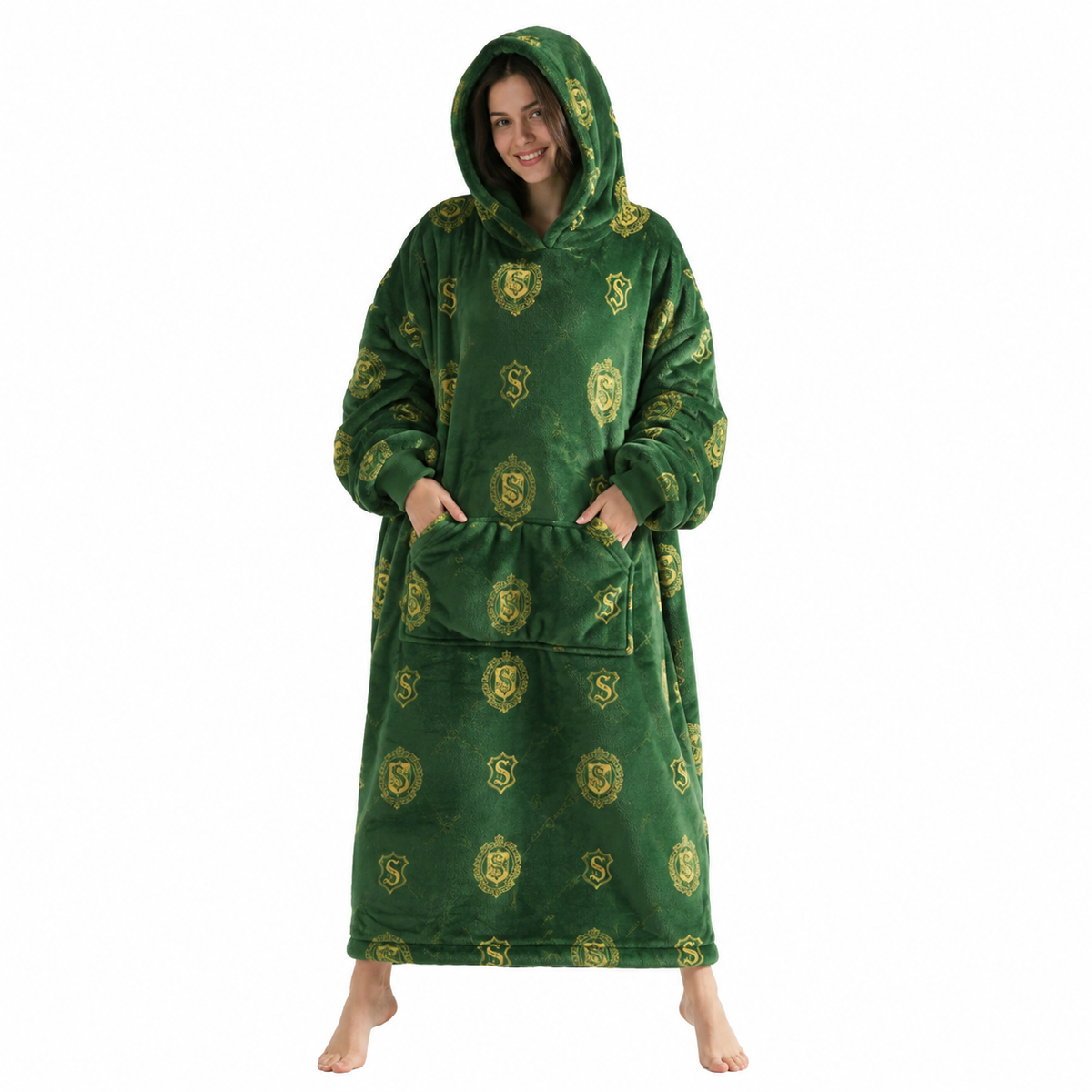 Bivvi Wearable Blanket Hoodie — Oversized Fleece Hoodie for Women & Men