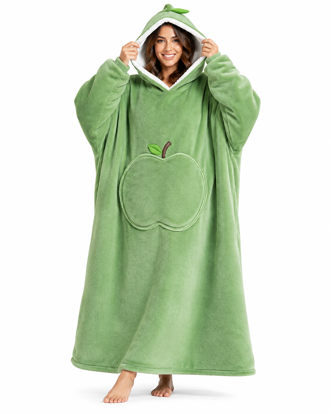 Bivvi Wearable Blanket Hoodie — Oversized Fleece Hoodie for Women & Men