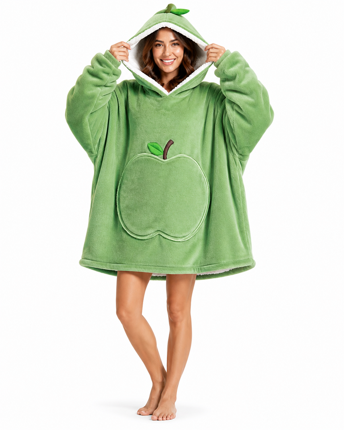Bivvi Wearable Blanket Hoodie — Oversized Fleece Hoodie for Women & Men