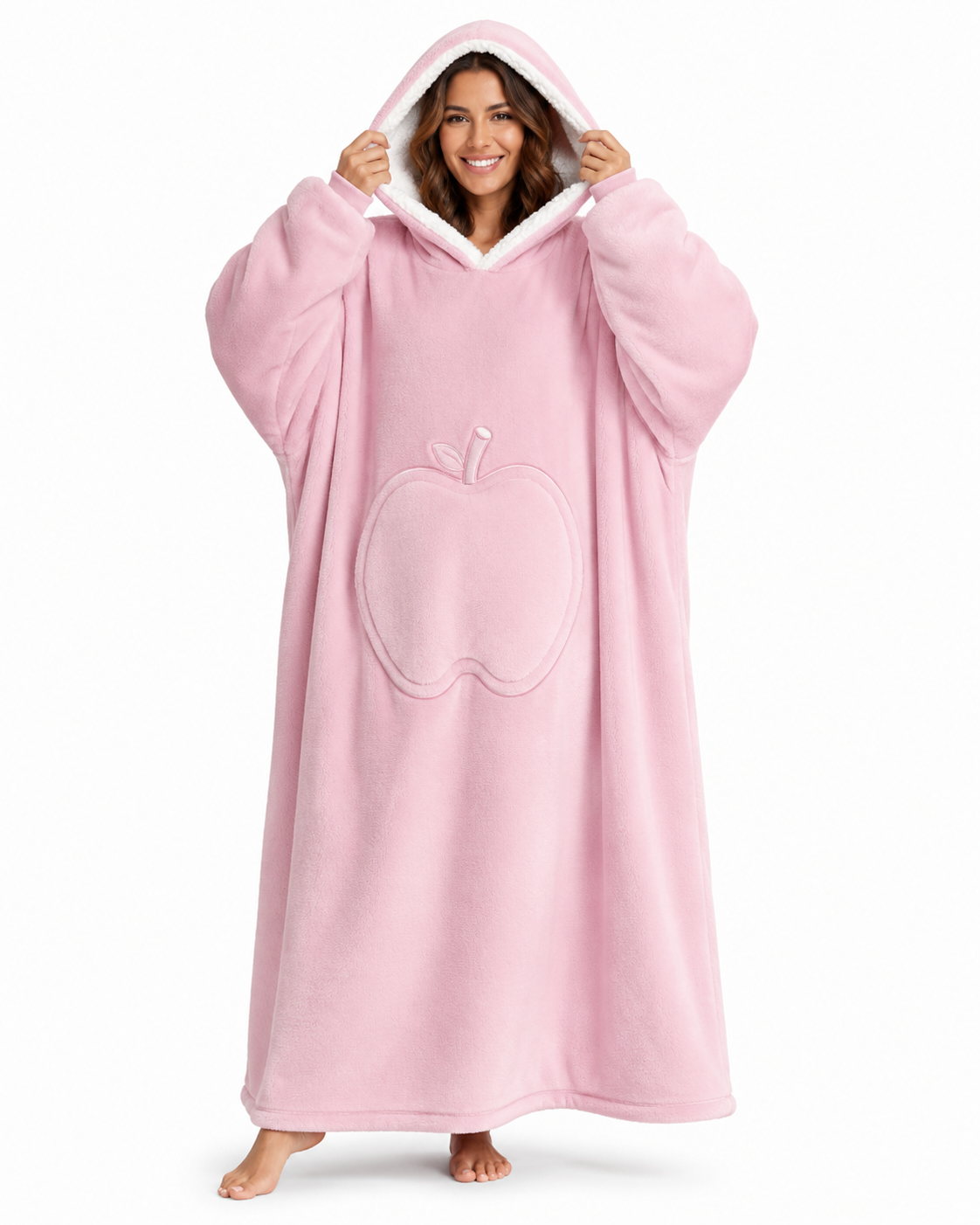 Bivvi Wearable Blanket Hoodie — Oversized Fleece Hoodie for Women & Men