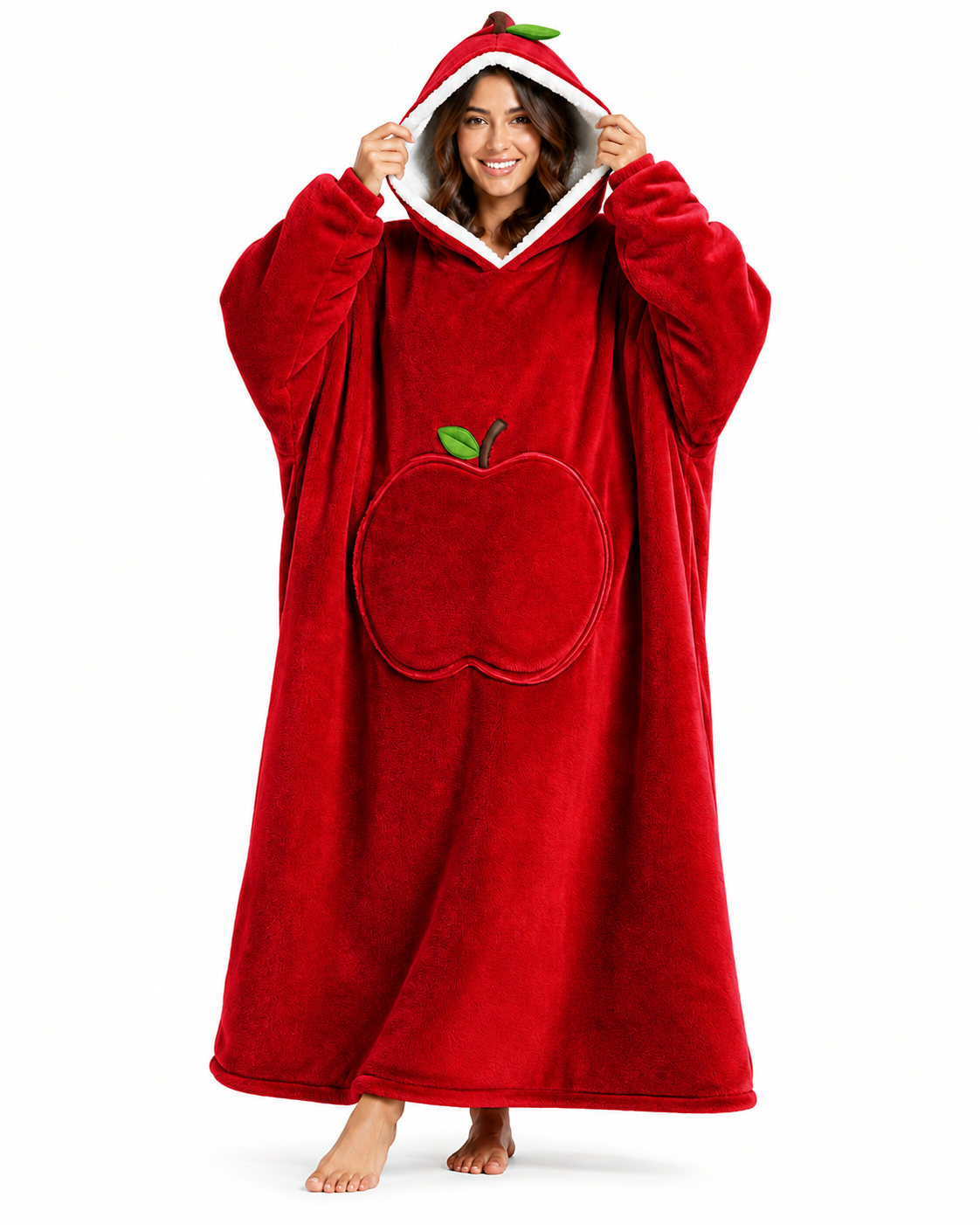Bivvi Wearable Blanket Hoodie — Oversized Fleece Hoodie for Women & Men