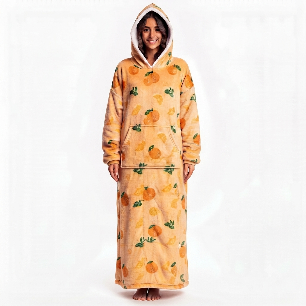 Bivvi Wearable Blanket Hoodie — Oversized Fleece Hoodie for Women & Men