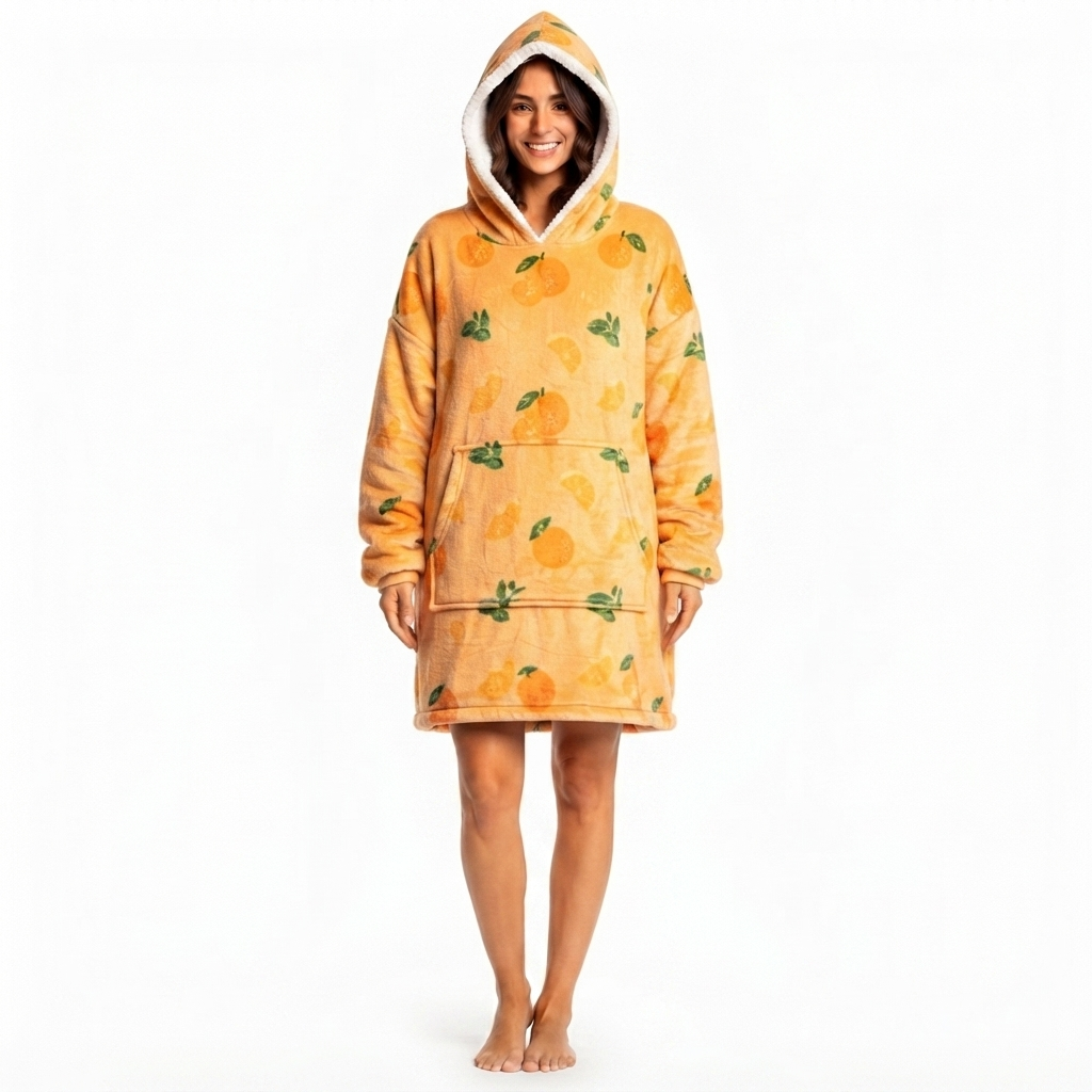 Bivvi Wearable Blanket Hoodie — Oversized Fleece Hoodie for Women & Men