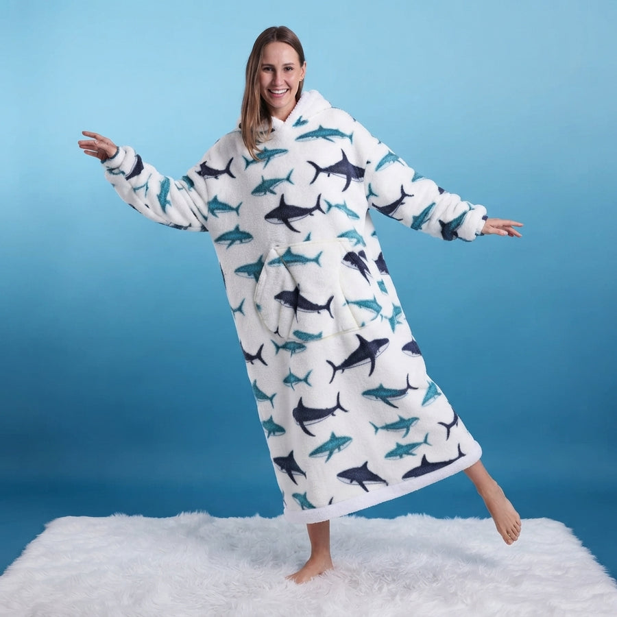 Snuggle Shark - Blanket Hoodie