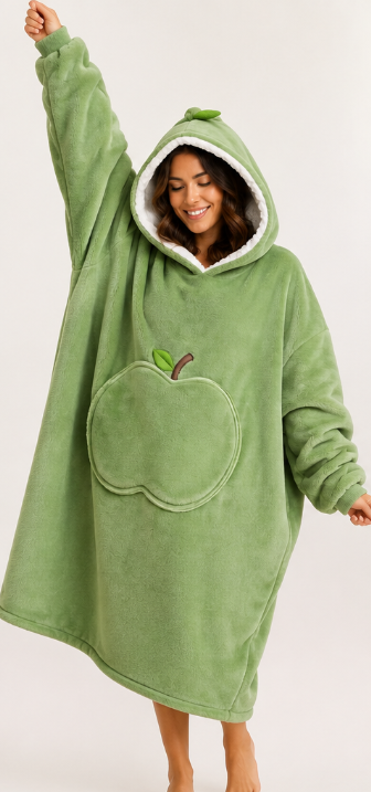 Bivvi Wearable Blanket Hoodie — Oversized Fleece Hoodie for Women & Men
